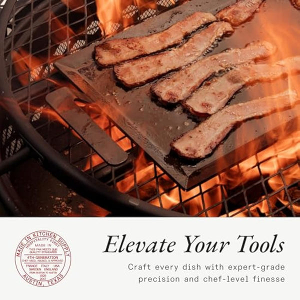 Made In Cookware - Carbon Steel Griddle - (Like Cast Iron, but Better) - Professional Cookware - Made in Sweden - Induction Compatible