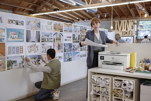 HP OfficeJet Pro 9720e Wide Format All-in-One Printer | Colour | Printer for Small Office | Wireless | Print, Scan, ADF | Up To A3 | 3 Months Instant Ink Included | Easy Setup | Up To 3 Years Warranty