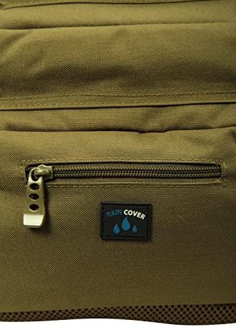 Mountain Warehouse Legion 35L Backpack - Rain Cover Hiking Rucksack, Whistle Camping Daypack