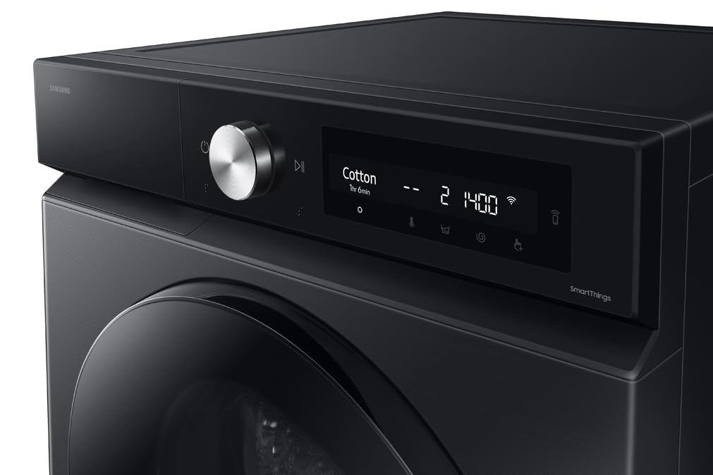 Samsung Series 6 Washer Dryer, AI Energy, Wi-Fi enabled, 9/6kg 1400rpm, White,WD90DG6B85BEU1