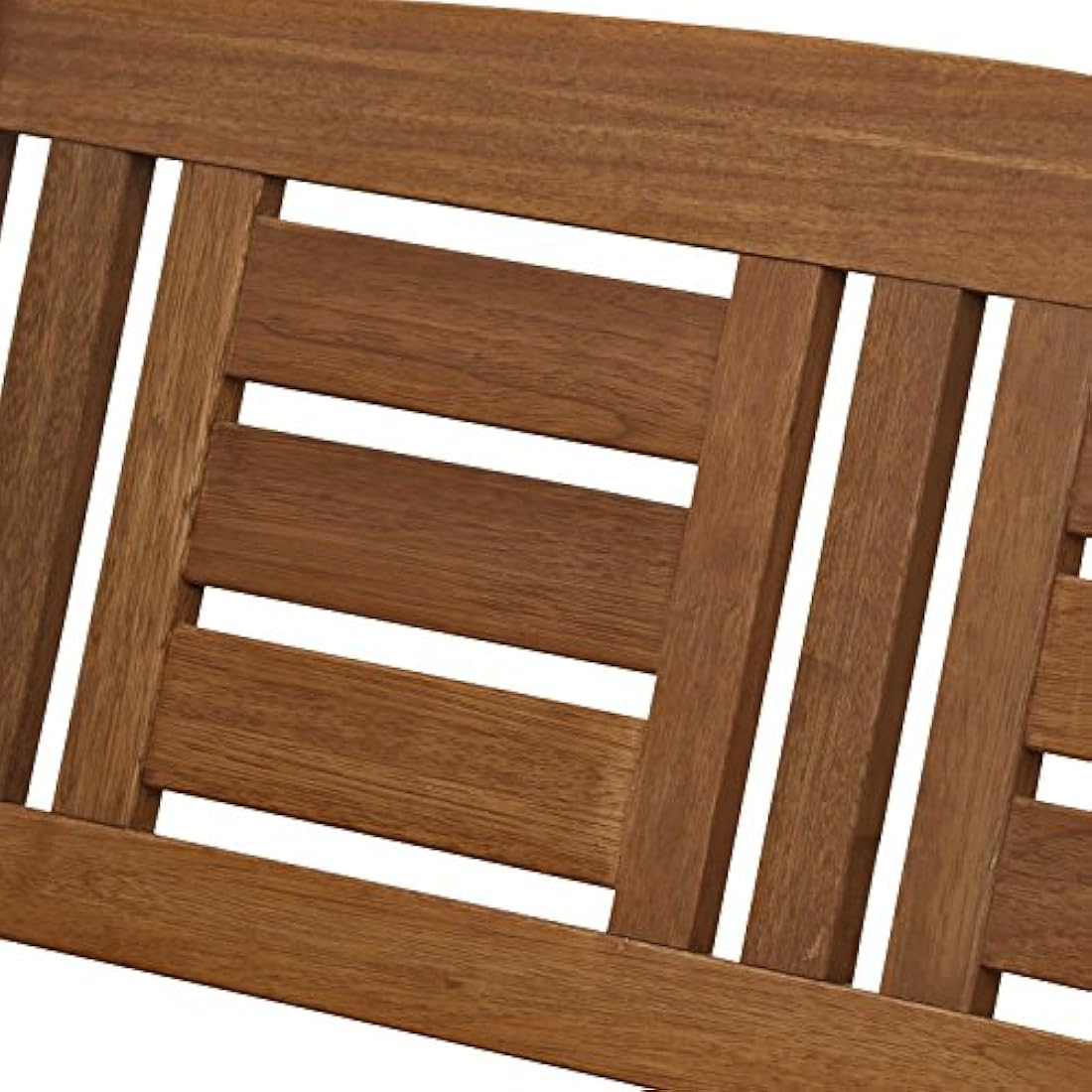 Furinno Tioman Hardwood Hanging Porch Swing with Chain, Natural