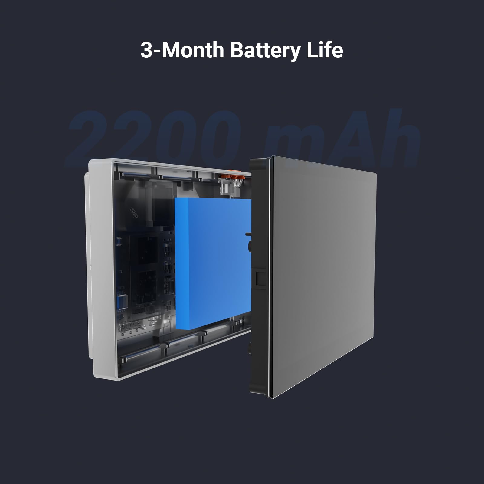 EZVIZ Peephole Camera (Door Viewer Cam) Wireless with 4.3" Monitor, 14–26mm Hole, 35–105mm Door Thickness, 2.4GHz Wi-Fi, 1080P HD Video, APP View, Indoor Colour Screen, No Motion Detection (CP2)