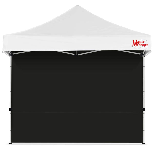 MASTERCANOPY Instant Gazebo Sidewall Panels Sunwall for 3x3M Pop Up Gazebo,1 Piece,Black