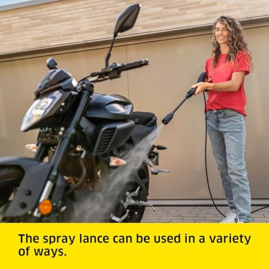 Kärcher K 4 Classic Pressure Washer, Pressure: max. 130 bar, Flow Rate: 420 l/h, Area Coverage: 30 m²/h, Water Filter, Weight: 4.6 kg, high-Pressure Hose and Gun, Dirt Blaster, Spray Lance