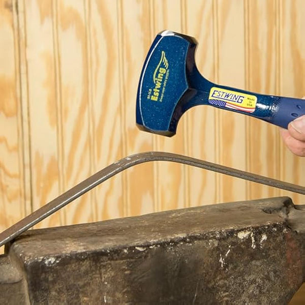 Estwing - B34LB Drilling/Crack Hammer - 4-Pound Sledge with Forged Steel Construction & Shock Reduction Grip - B3-4LB
