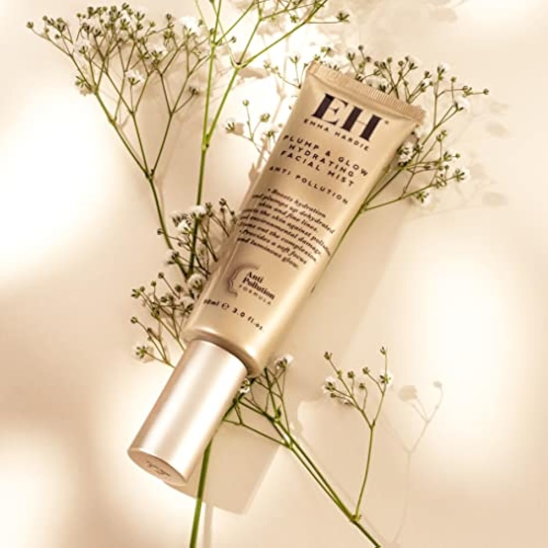 Emma Hardie 90ml Plump & Glow Hydrating Facial Mist, Helps to Boost Hydration & Plumps Fine Lines and Tones Down Redness, Protects Skin from Pollution & Environmental Damage, Vegan & Cruelty Free