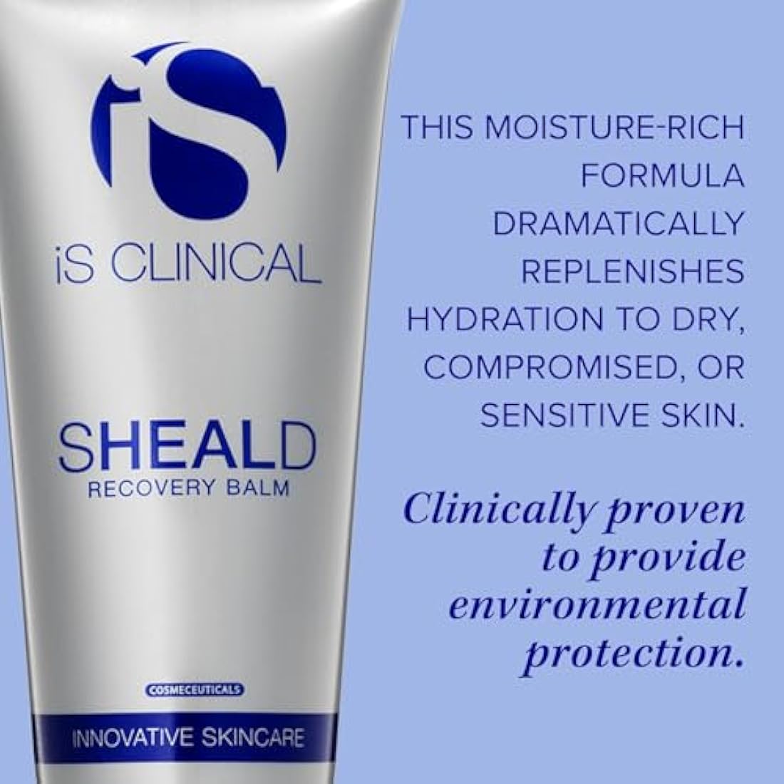 iS CLINICAL Sheald Recovery Balm - Hydrating Dry Skin Face Moisturizer with Healing Properties 0.5 Oz