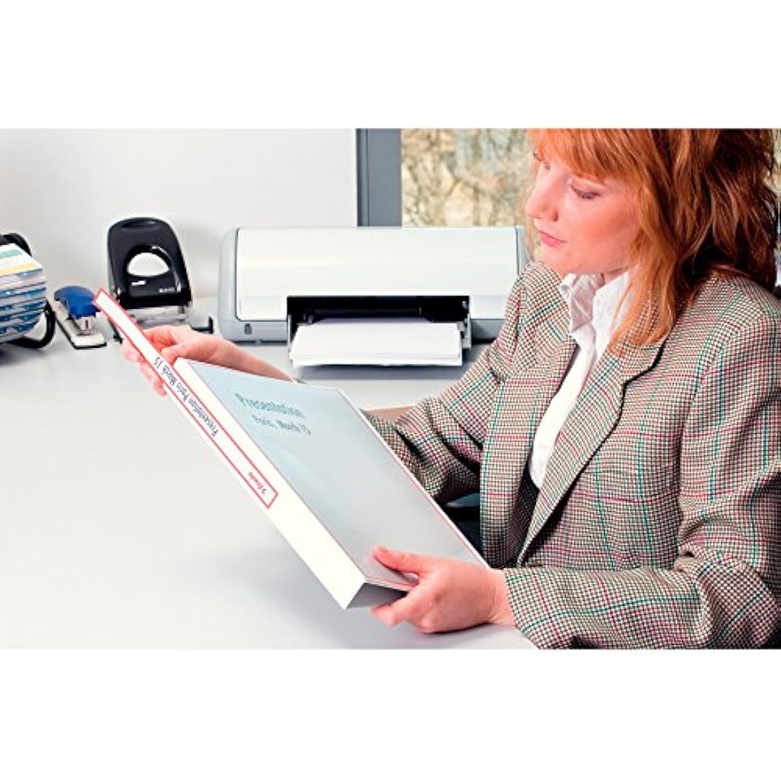 Esselte Essentials Presentation Binder, PP, 2 cm Ring Diameter, 49701 - A4, White