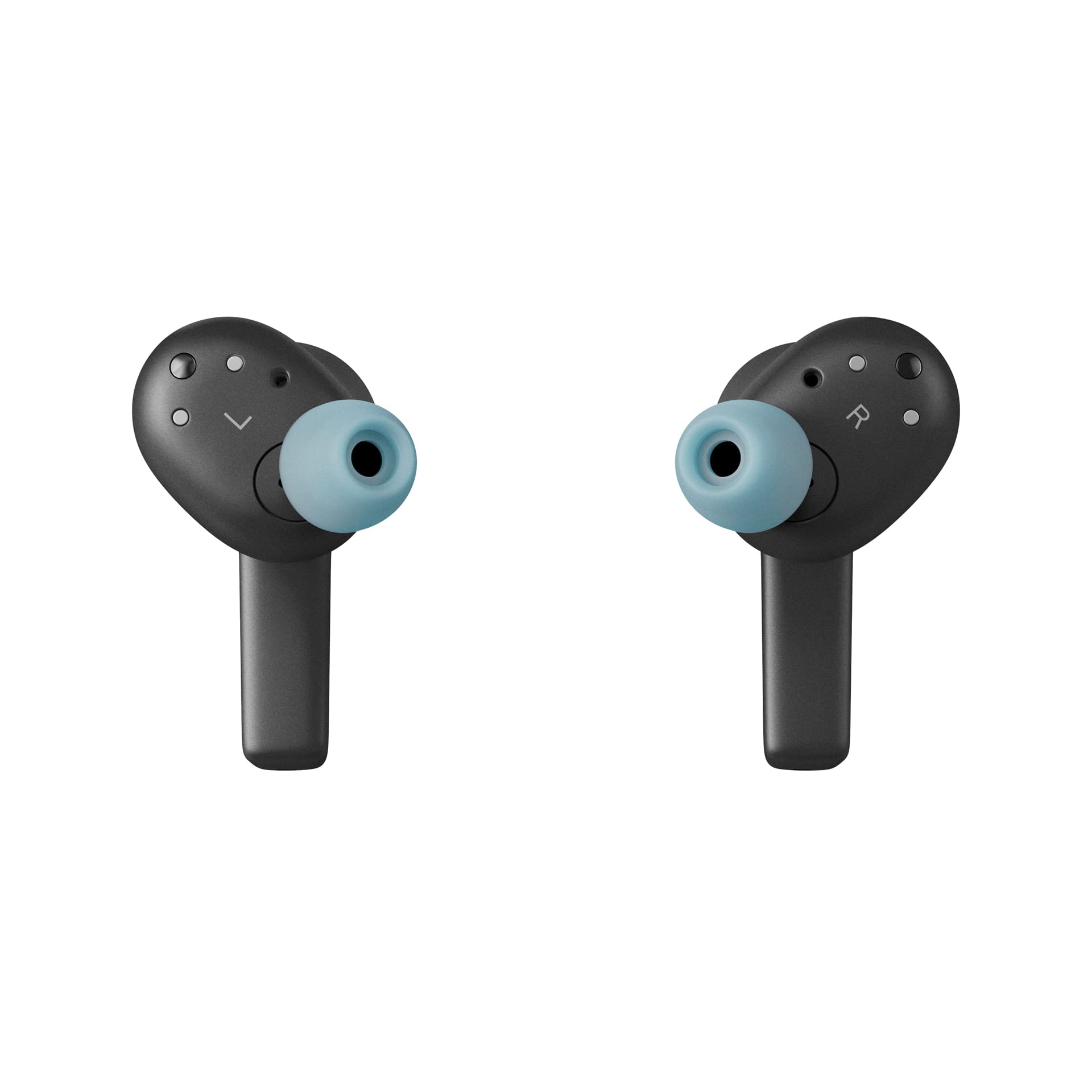 Bang & Olufsen Beoplay EX - High-end Wireless Bluetooth Noise Cancelling Earphones, Playtime Up to 28 Hours, Waterproof Wireless Earbuds for Work, Sport and Play with Charging Case - Black Anthracite