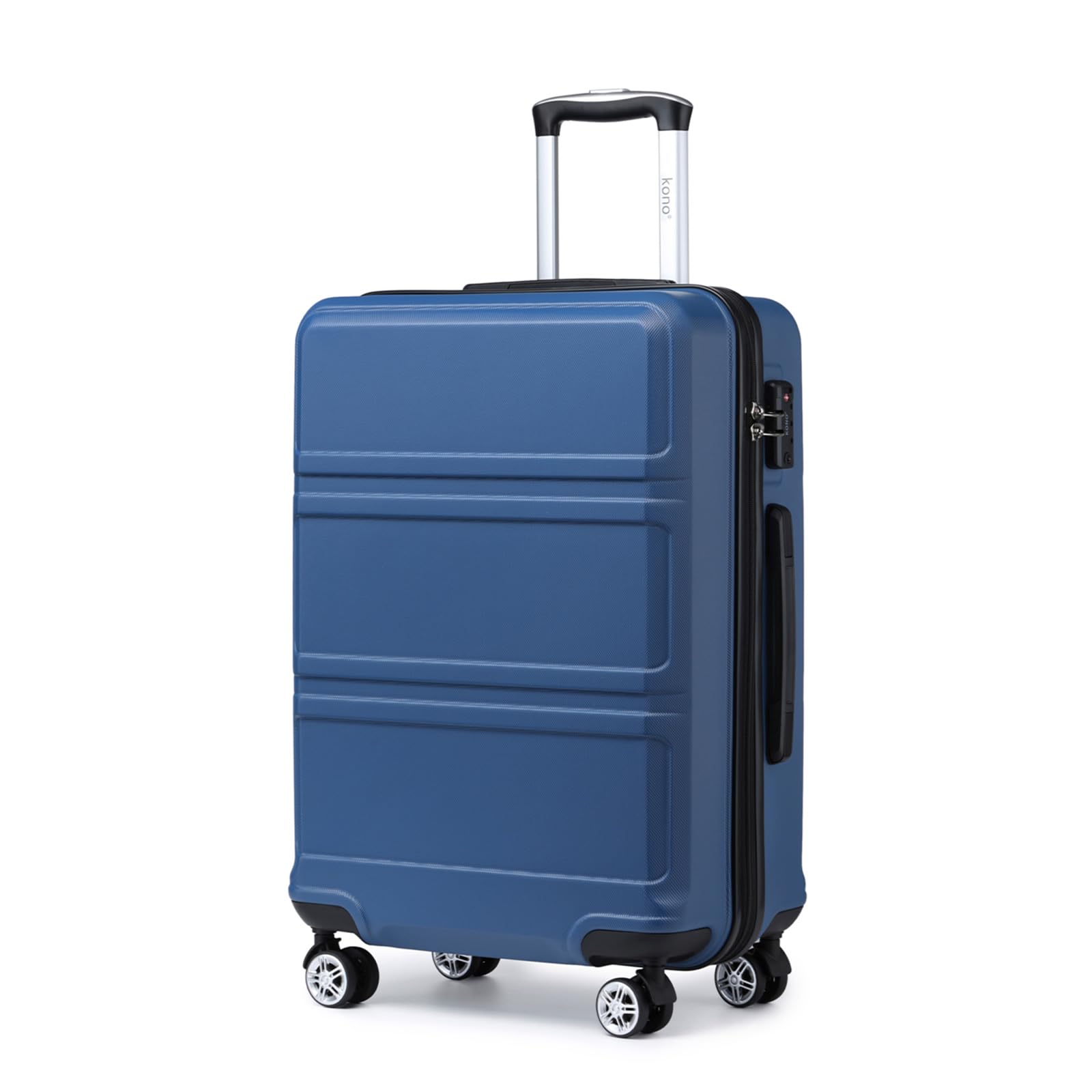 Kono Fashion Hand Luggage Lightweight ABS Hard Shell Trolley Travel Suitcase