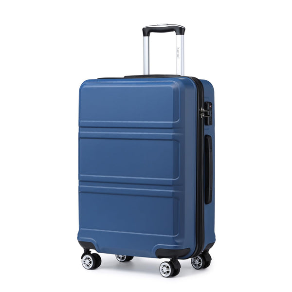Kono Fashion Hand Luggage Lightweight ABS Hard Shell Trolley Travel Suitcase