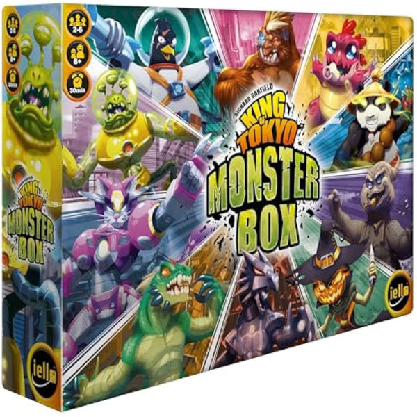 IELLO | King of Tokyo Monster Box | Board Game | Ages 8+ | 2-6 Players | 30 Minutes Playing Time