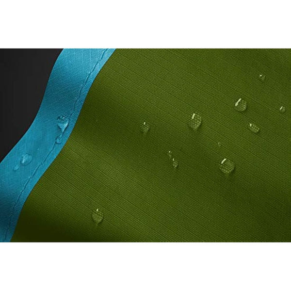 Grand Trunk TrunkTech Double Hammock | Strong, Lightweight & Compact 11' Hammock for Outdoor, Hiking, Backpacking & Travel - Weather-Proof, Ultra-Soft, Reflective Loops, 500lb Capacity (Green/Aqua)