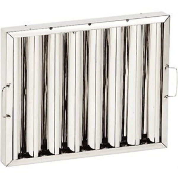 Stainless Steel Baffle Filter - Inter-changeable with most canopies.