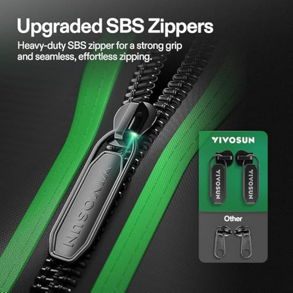 VIVOSUN Small Grow Tent 90x50x160cm Grow Tent Mini with Highly Reflective Mylar Sealed Floor Design, Ventilation Window and Cable Entry Hole for Aerogarden Hydroponic Growing System