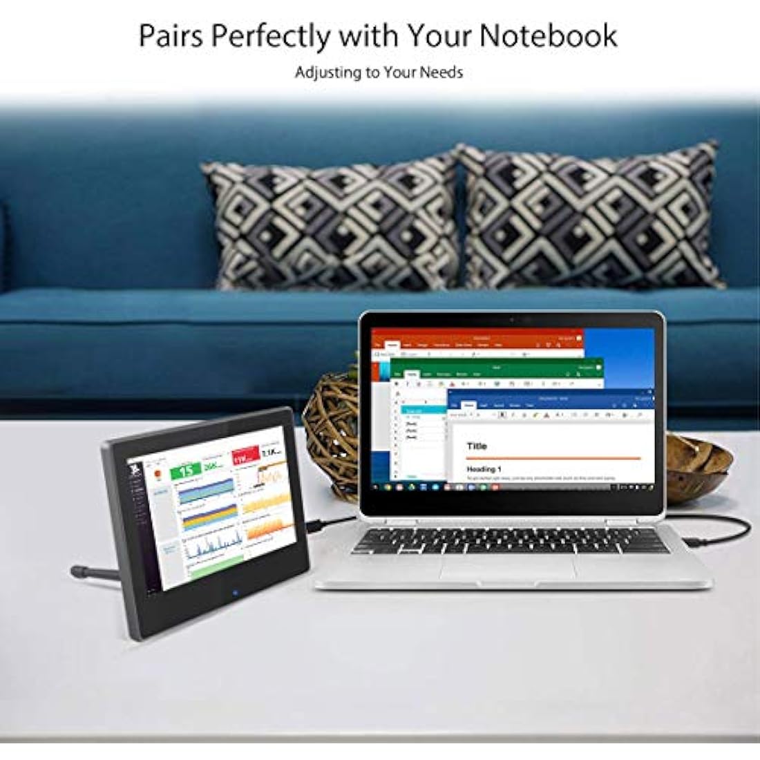 ELECROW For Raspberry Pi Screen, 7-inch 1024 * 600 Touch Screen Monitor with Built-In Speakers Compatible Raspberry Pi 4 3B+ Raspberry Pi Zero Raspberry pi 400, Windows PC, Jetson Nano