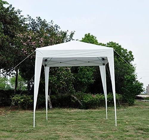 Outsunny 3 x 3(m) Pop Up Gazebo, Water and UV Resistant Party Tent Camping Canopy Marquee with Carry Bag, Blue