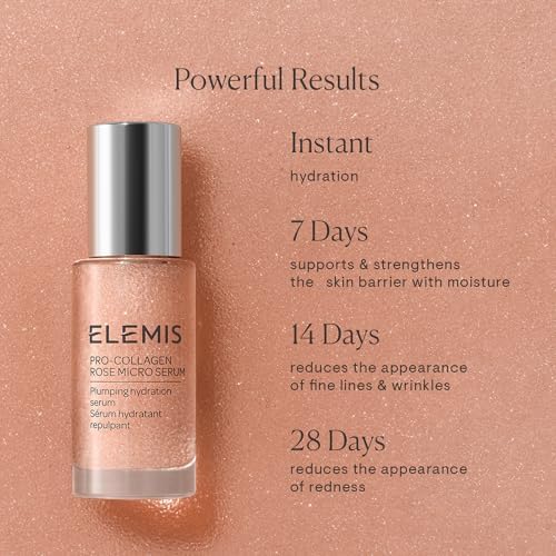 Elemis Pro-Collagen Serums – Renewal, Super Elixir & Rose Micro Serum for Smoother, Firmer, Radiant Skin (15ml & 30ml Anti-Aging Skincare)