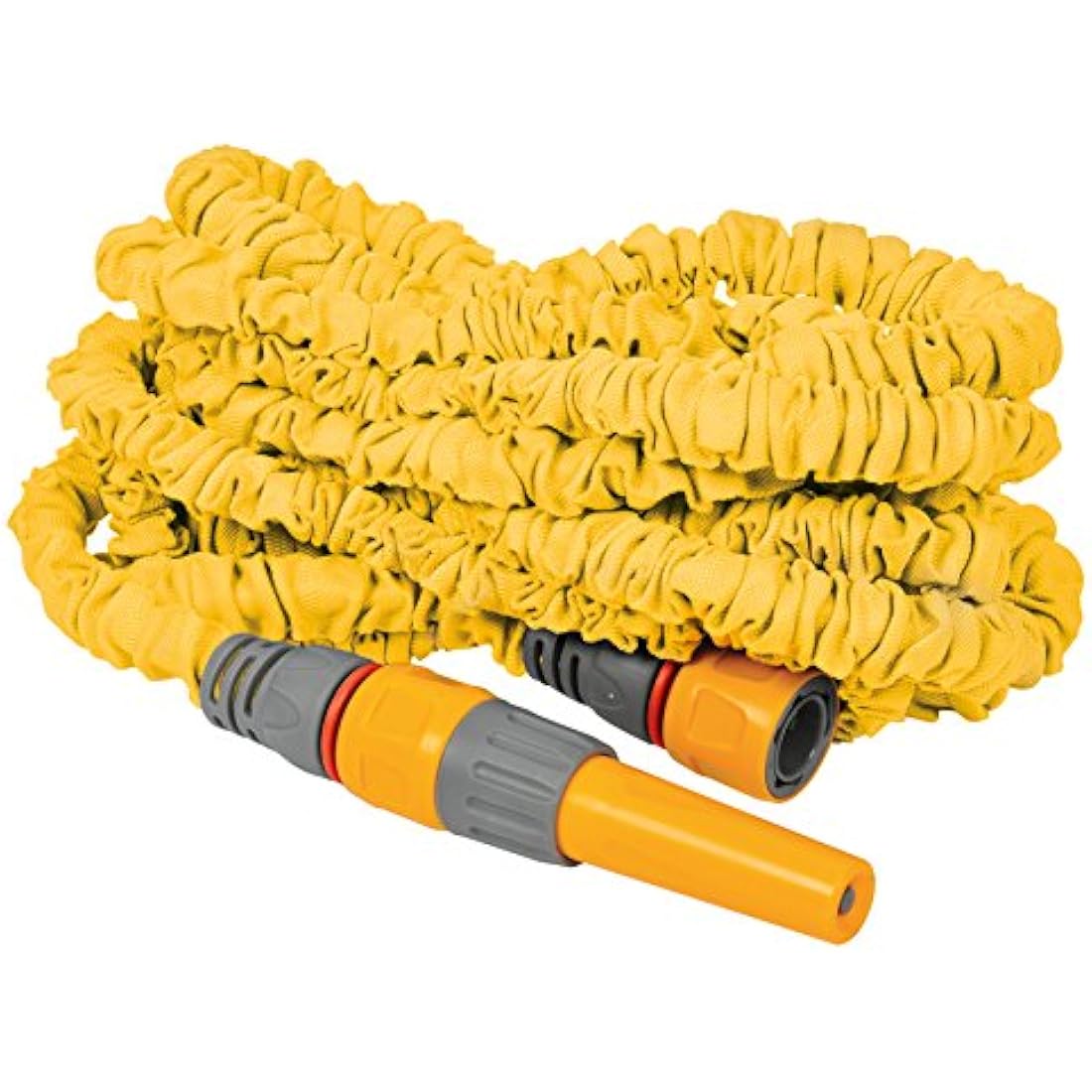 HOZELOCK - Superhoze Expanding Hose 15 m : Flexible Hose, Stretches up to 3x Original Length | With 2 Aquastop Fittings for a Watertight Connection: Ready to Use [8215A1240]