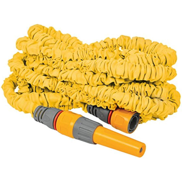 HOZELOCK - Superhoze Expanding Hose 30 m : Flexible Hose, Stretches up to 3x Original Length | With 2 Aquastop Fittings for a Watertight Connection: Ready to Use [8230A1240]