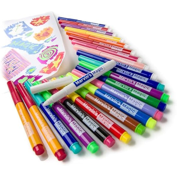 Marvin's Magic - Amazing Art Bundle Including Brilliant Art Sketch Book, Colouring Book, and 25 Magic Pens - Perfect for Kids and Little Artists