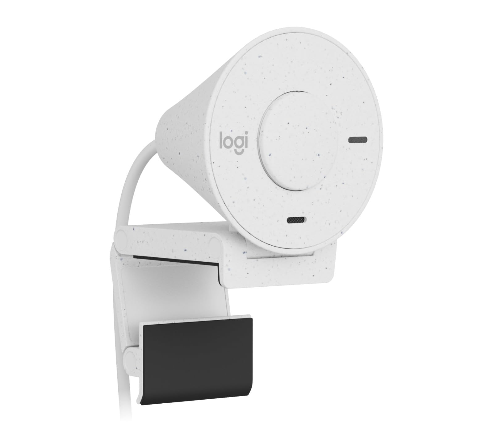 Logitech Brio 300 Full HD Webcam with Privacy Shutter, Noise Reduction Microphone, USB-C, Ceritified for Zoom, Microsoft Teams, Google Meet, Auto Light Correction, Streaming Webcam - White