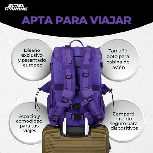 ELITRAINX V2 Backpack 45L Military Tactical Waterproof Cross Training Outdoor Travel Sports Gym Portable Oxford 900D by ELITEX TRAINING