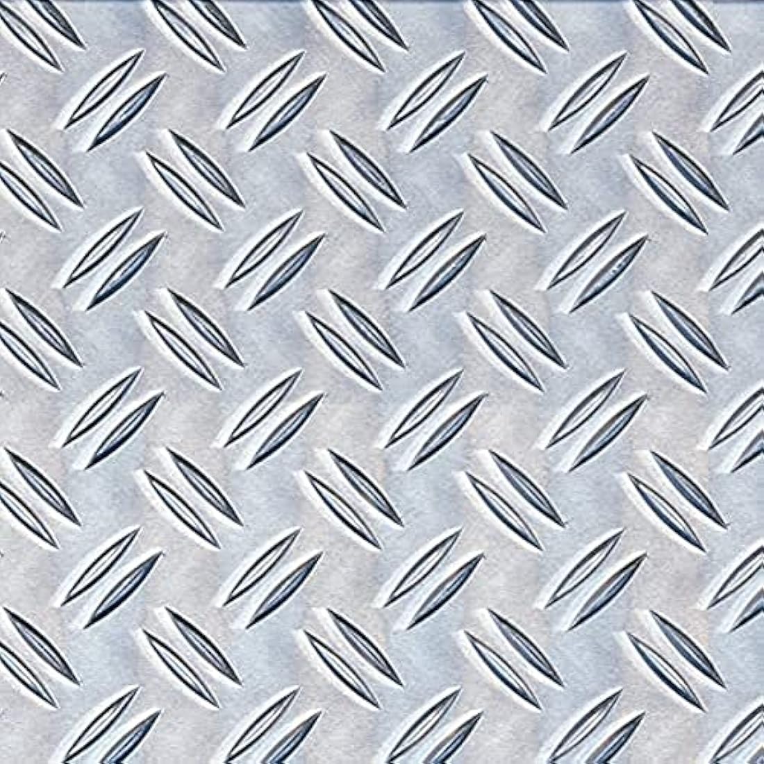 Alberts 466725 Structured Sheet | Ripple Embossing | Aluminium Natural | 300 x 1000 x 1.5 mm