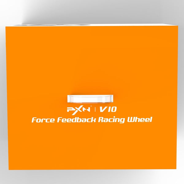 PXN V10 Force Feedback Gaming Steering Wheel and Pedals and Gear Shifter, 270/900° Racing Wheel, Suede Leather Gaming Wheel, Steering Wheel for PC, PS4, Xbox One, Xbox Series X/S