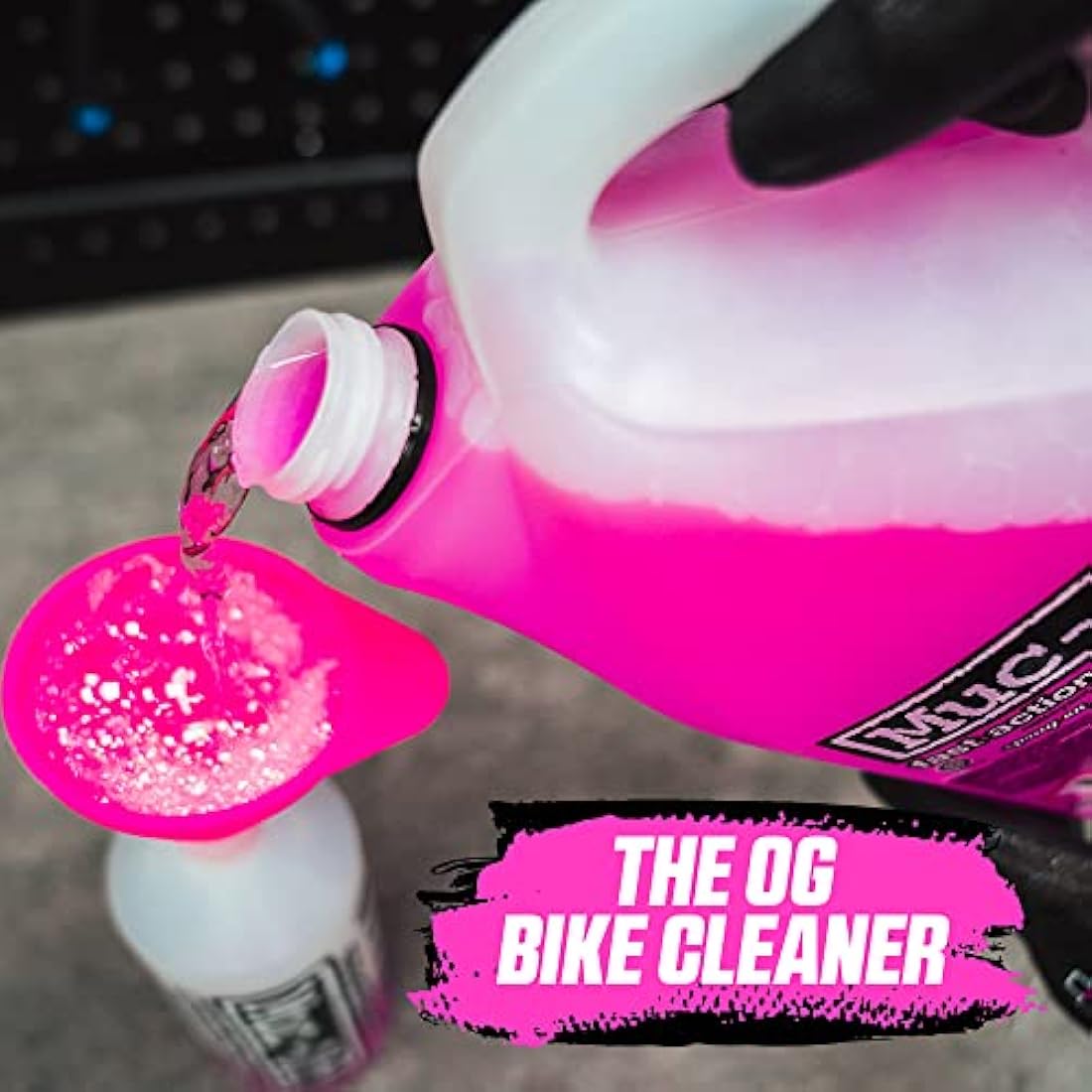 Muc-Off Nano-Tech Bike Cleaner, 5 Litre - Biodegradable Bike Cleaning and Bike Degreaser Spray - Fast-Action Bike Wash for MTB, Road, Gravel, eBikes, Pink