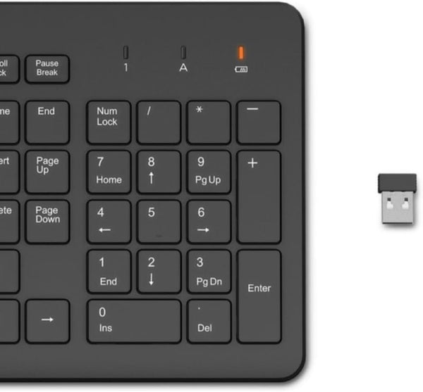 HP 330 Wireless Keyboard and Mouse Combo | 2.4 GHz Wireless Connection with USB Dongle | 12 Function Keys | Ergonomically Designed | 1600 DPI | LED Indicators | Numpad | Black