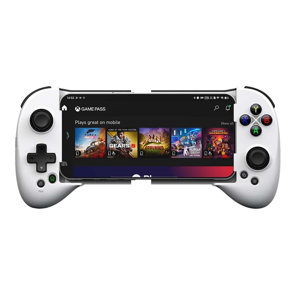 ShanWan Mobile Gaming Controller for Android/iOS, Phone controller for iPhone15, Bluetooth connection, PS Remote Gaming Xbox Cloud Steam Link GeForce NOW MFi Apple Arcade Gaming