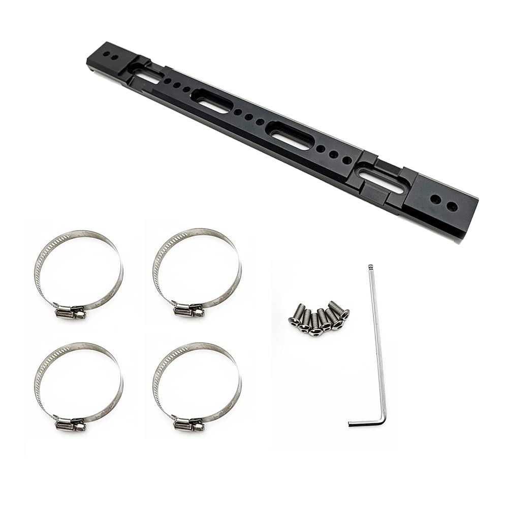 ZLiT for Hailong Electric Bike Battery Mount Bracket, Aluminum Alloy E-Bike Battery Box Bracket Mount for Hailong Polly Bicycle Mount Holder (Black)