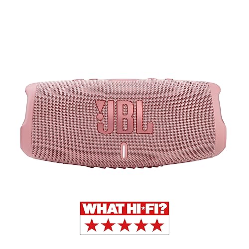 JBL Charge 5 Portable Bluetooth Speaker with Deep Bass, IP67 Waterproof and Dustproof, 20 Hours of Playtime, Built-In Powerbank, Black
