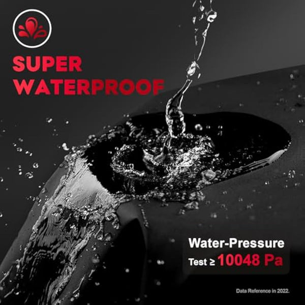 Zettum BBQ Cover 147 CM - 7130 Grill Barbecue Cover for Weber Genesis II Series Heavy Duty & Waterproof, PU Cover for Weber Genesis E-330, E-310, S-310, S-330, S-335, S-340(147 L x 63 W x 113 H cm)