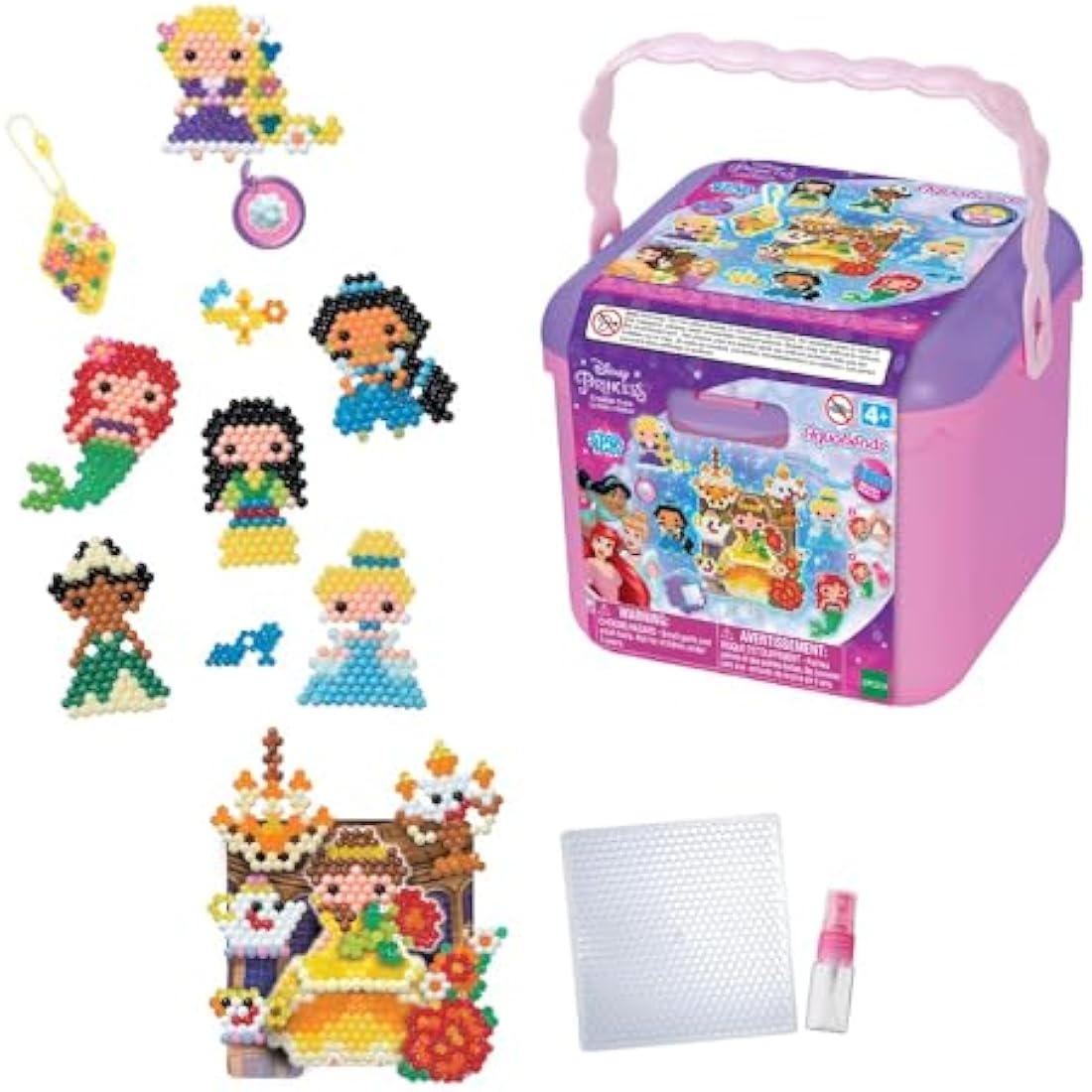 Aquabeads Creation Cube-Disney Princess, Art & Craft bead kit 31773