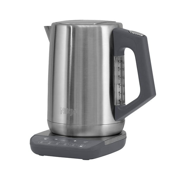 Ninja Perfect Temperature Kettle, 1.7L, with Temperature Control, LED Display, Easy to Use Kettle with Rapid Boil and Temperature Hold, Matte Black, KT200UK