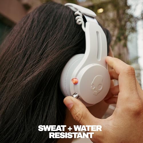 Skullcandy Icon ANC Wireless On-Ear Bluetooth Headphones, Active Noise Cancelling, 60 Hours Battery, Sweat Water Resistant, Foldable Durable Travel Ready, Microphone for iPhone Android - True Black