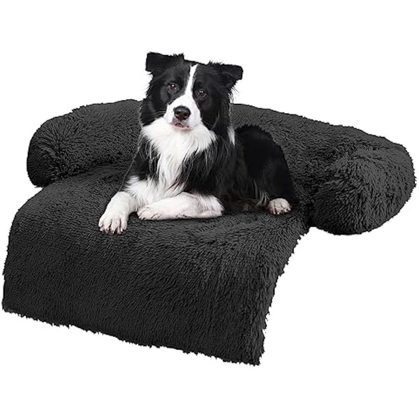 ANWA Dog Sofa Bed Cover - Plush Mat for Dog Furniture and Couch Protection - Soft Washable Bed Mat for Dogs - 40" x 40" x 6"