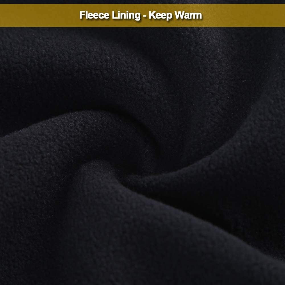 Sireck Cold Weather Balaclava Ski Mask, Water Resistant and Windproof Fleece Thermal Face Mask, Hunting Cycling Motorcycle Neck Warmer Hood Winter Gear for Men Women