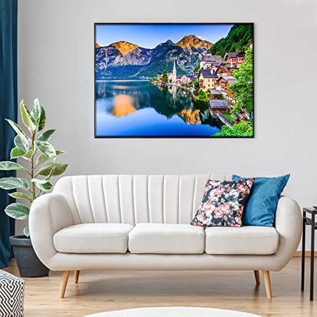 HUADADA Jigsaw Puzzles for Adults 1000 Piece Jigsaw Puzzles for Adult,JigsawPuzzle 1000 Pieces for Adults Challenging Puzzle Games（Hallstatt village）