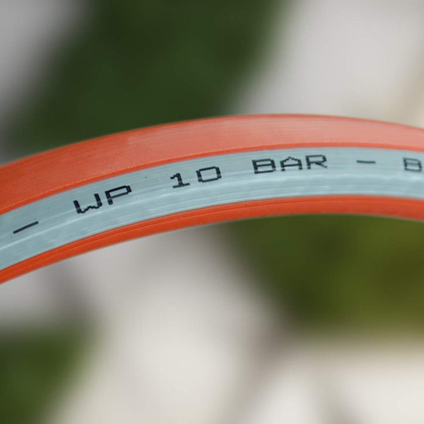 Faithfull FAIHOSE50PRE 50M (164 ft) Prestige Heavy-Duty Reinforced PVC Garden Hose 12.7 mm (1/2 Inch) Diameter, Orange