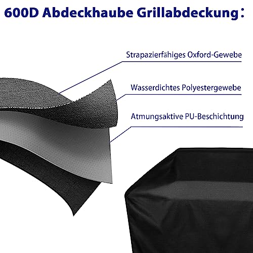 GriHero Weather Protective Cover for Enders Monroe Pro 3 SIK Turbo, Monroe Pro 4 SIK Turbo with Stove (from 2020) Accessories, Kansas 2/3/4 Burner,