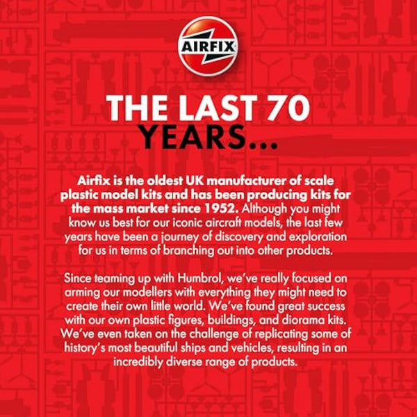 Airfix Model Set - A08013A Avro Lancaster B.III Model Building Kit - Plastic Model Plane Kits for Adults & Children 8+, Set Includes Sprues & Decals - 1:72 Scale Model