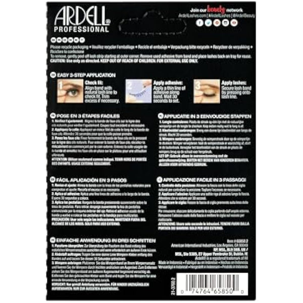 Ardell Multipack Wispies False Eyelashes, Medium Volume, Long Length, Vegan Friendly, 6 Pairs (Pack of 1)