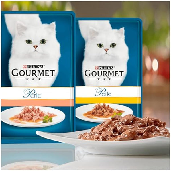 Gourmet Perle Chef's Collection In Gravy (Turkey, Chicken, Duck, Lamb) 96X85g