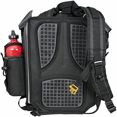 Nelson-Rigg Hurricane Waterproof Backpack/Tail Pack,Black/Gray, 30 Liters