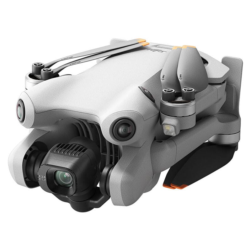 DJI Mini 4 Pro (DJI RC 2), Folding Mini-Drone with 4K HDR Video Camera for Adults, Under 0.549 lbs/249 g, 34 Mins Flight Time, 20 km Max Video Transmission Distance, Omnidirectional Vision Sensing