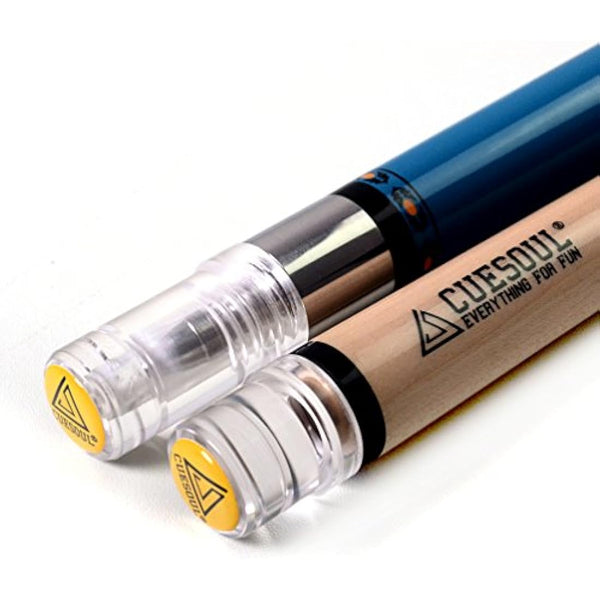 CUESOUL 58 Inches 19oz Joint Pool Cue Stick Billiards Premium Canadian Maple Pool Cue, Multi-layered Tip, 11.5/12.75mm Billiards Pool Cue Set Accessories