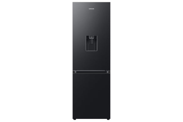 Samsung Classic Fridge Freezer, with Wine Shelf, Features Big Door Bin, All Around Cooling and SpaceMax Technologies, Silver, 7 Series, RB34C652ESA/EU